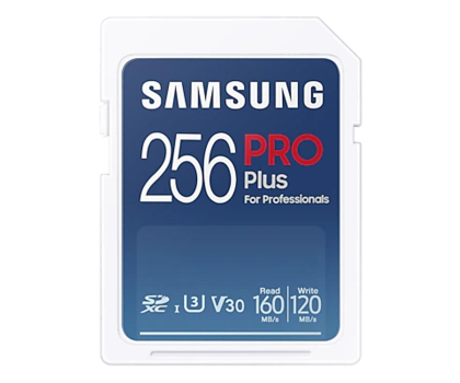Samsung Outlet 256GB SDXC PRO Plus 160MB/s (2021)